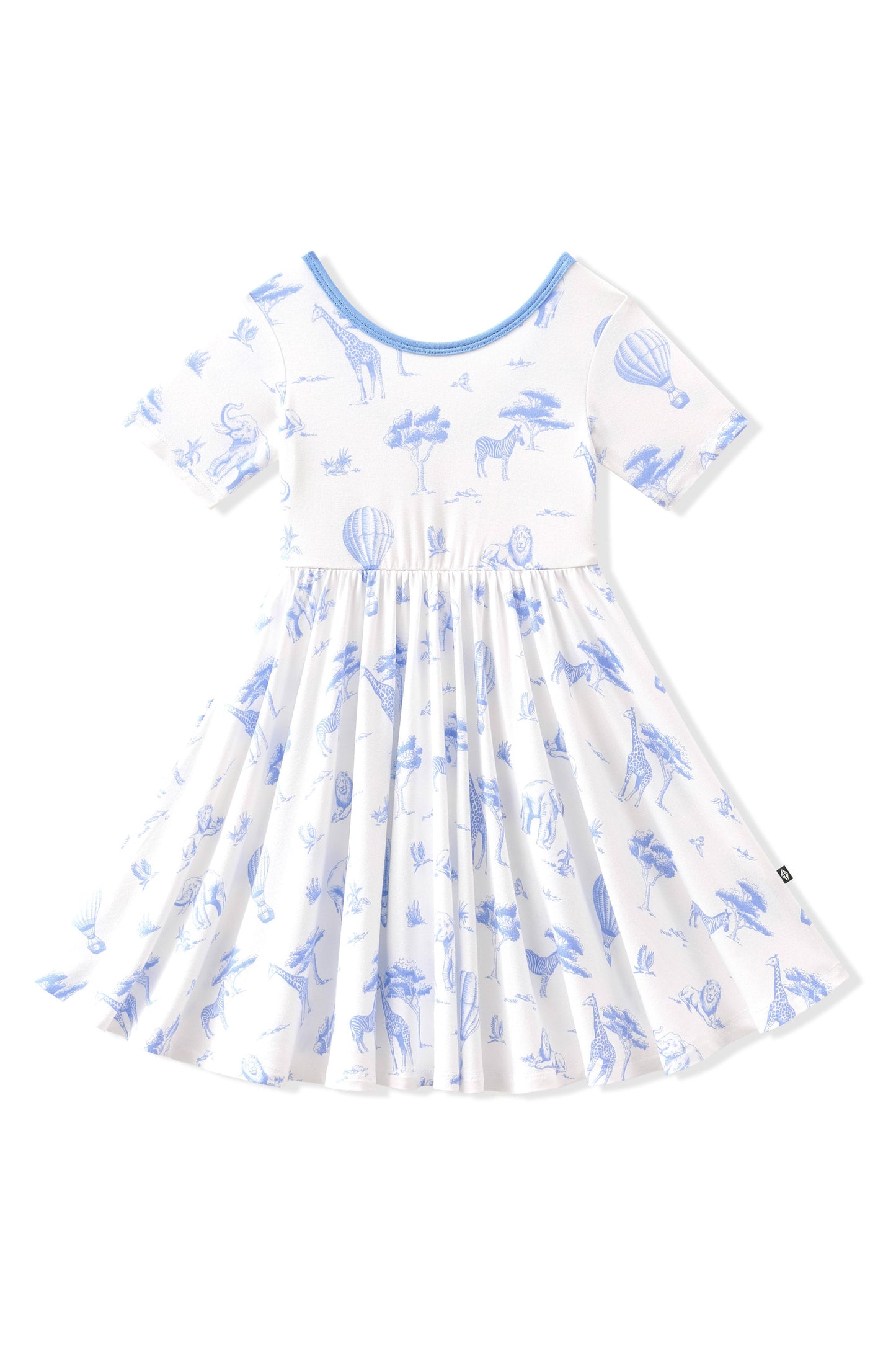 Twirl Dress in Toile Safari