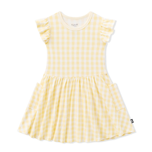 Pocket Dress in Gingham Chamomile