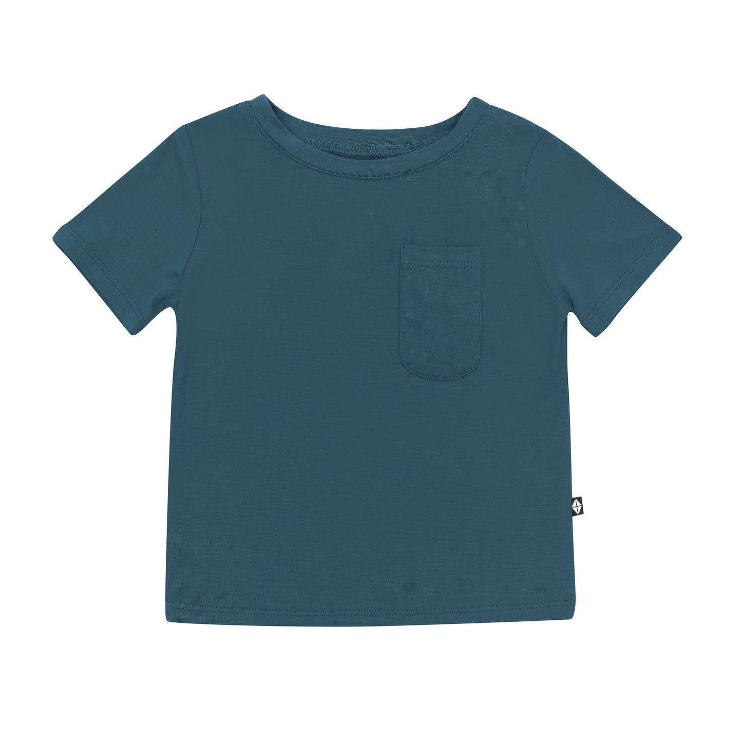 Toddler Crew Neck Tee in Atlantic