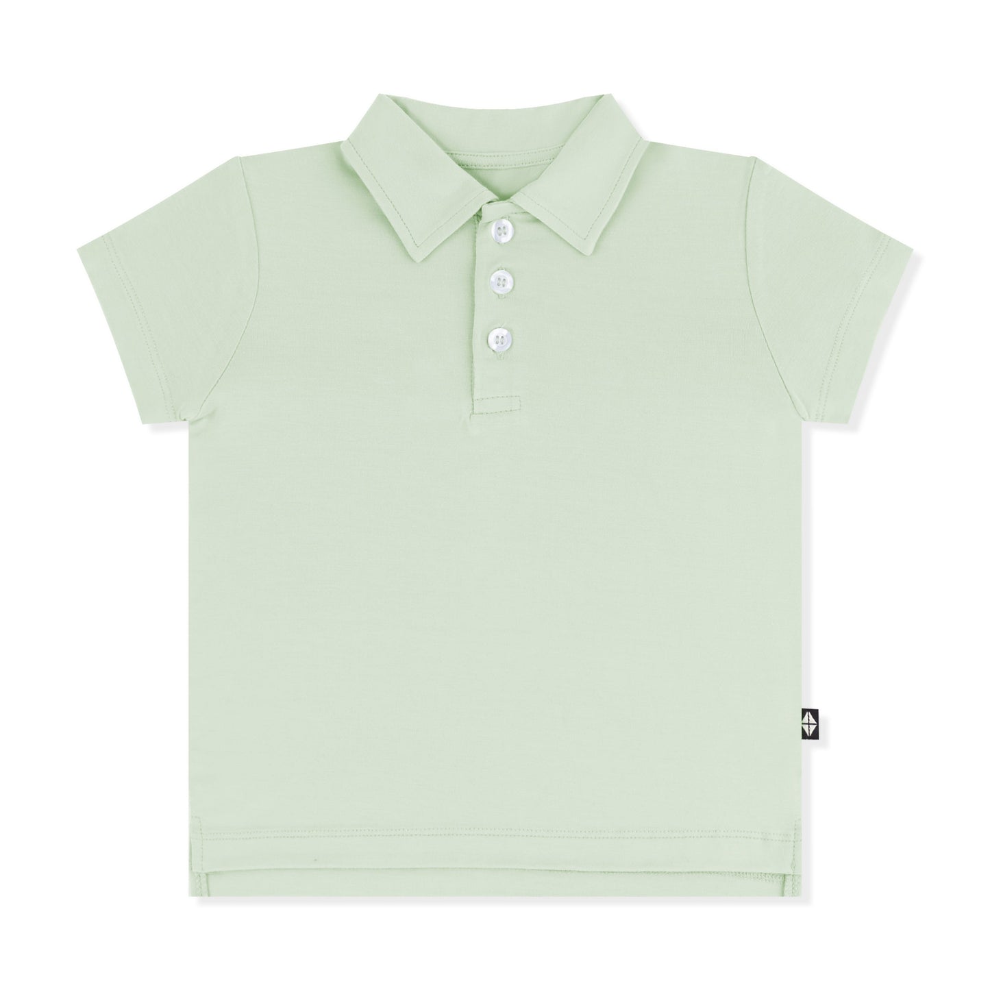 Toddler Short Sleeve Polo in Basil