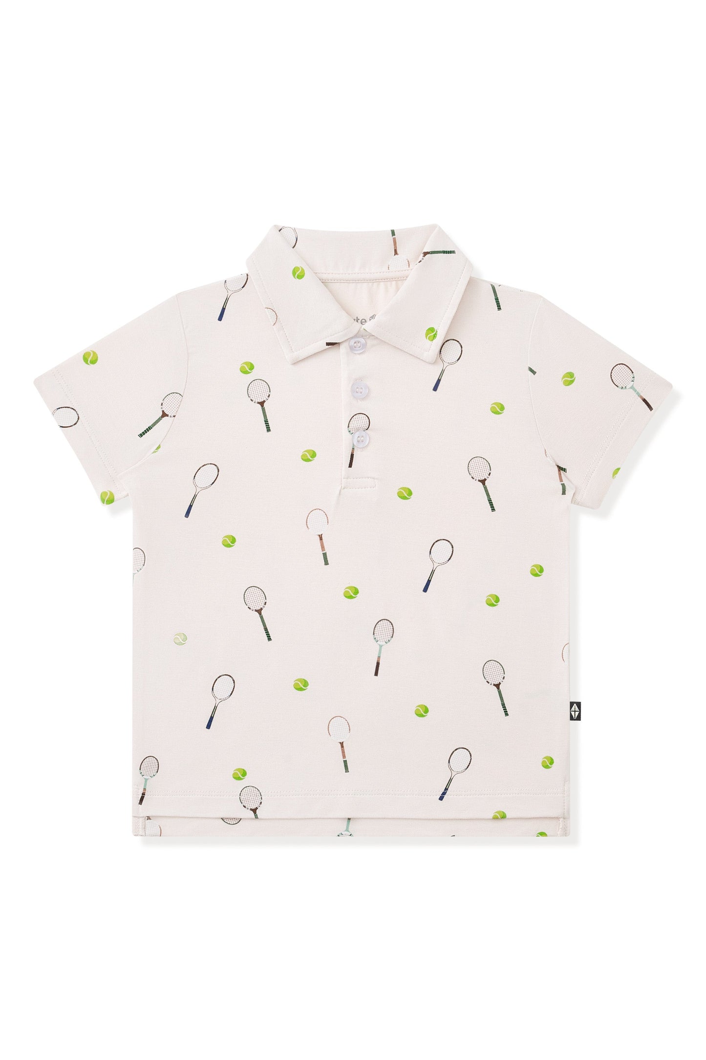 Toddler Short Sleeve Polo in Tennis