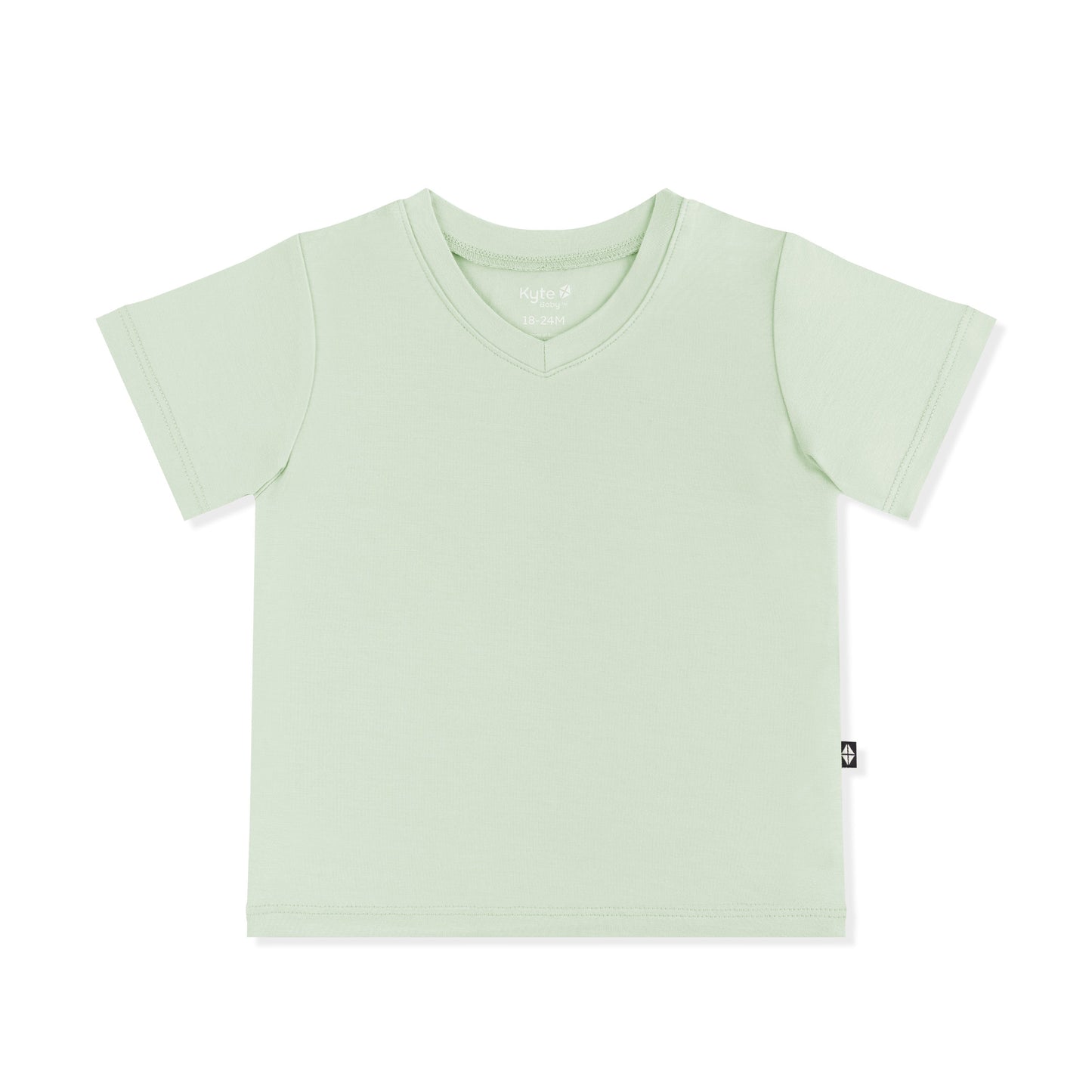 Toddler V-Neck Tee in Basil