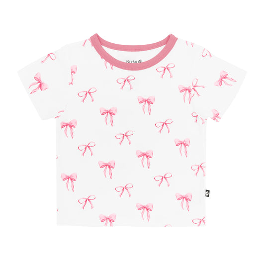 Toddler Basic Tee in Bow