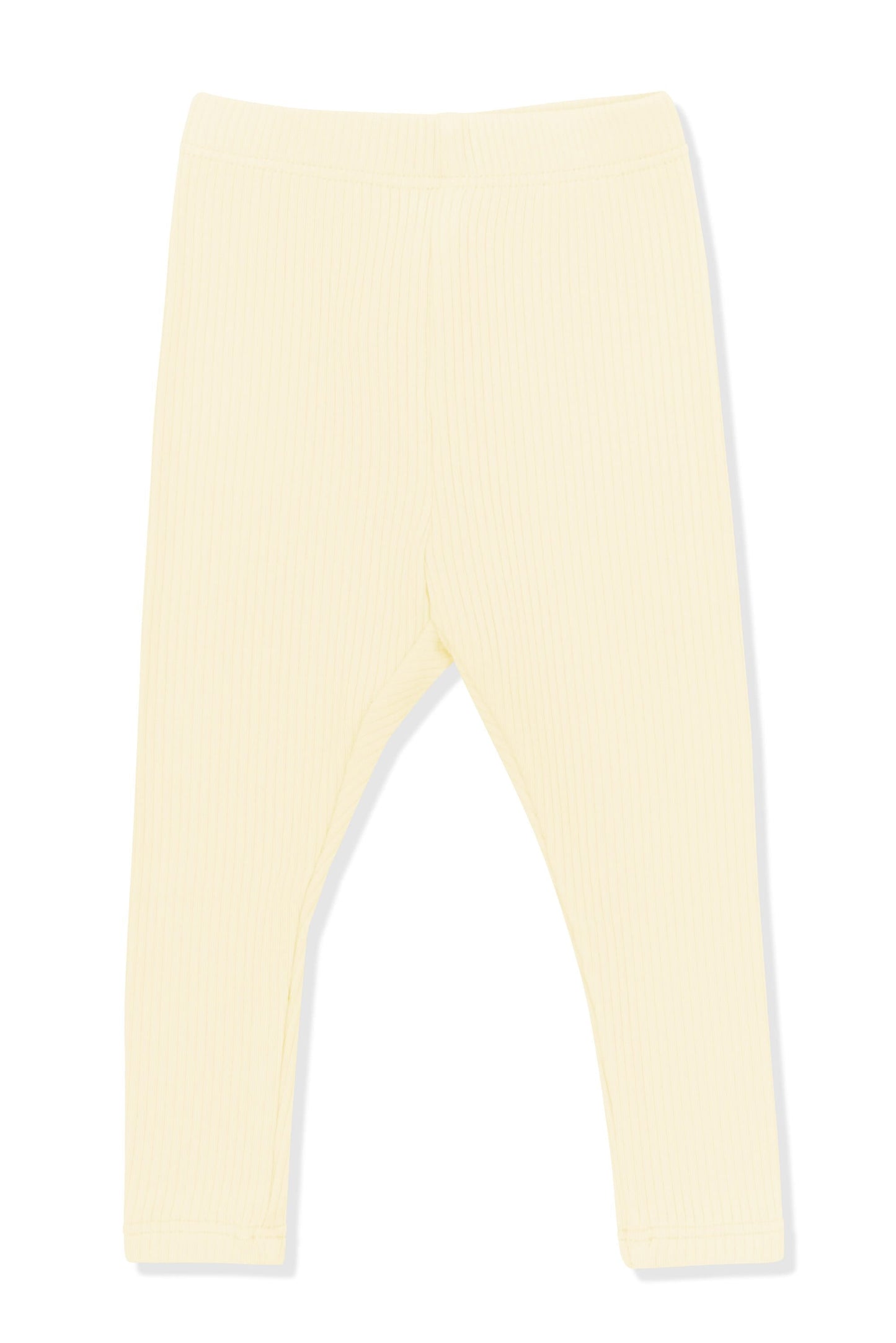 Ribbed Leggings in Chamomile