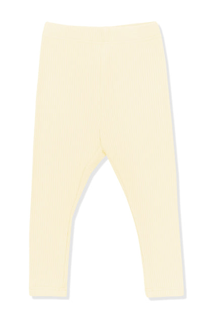 Ribbed Leggings in Chamomile