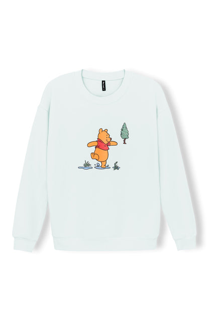 Women's Sweatshirt in Winnie the Pooh on Dew