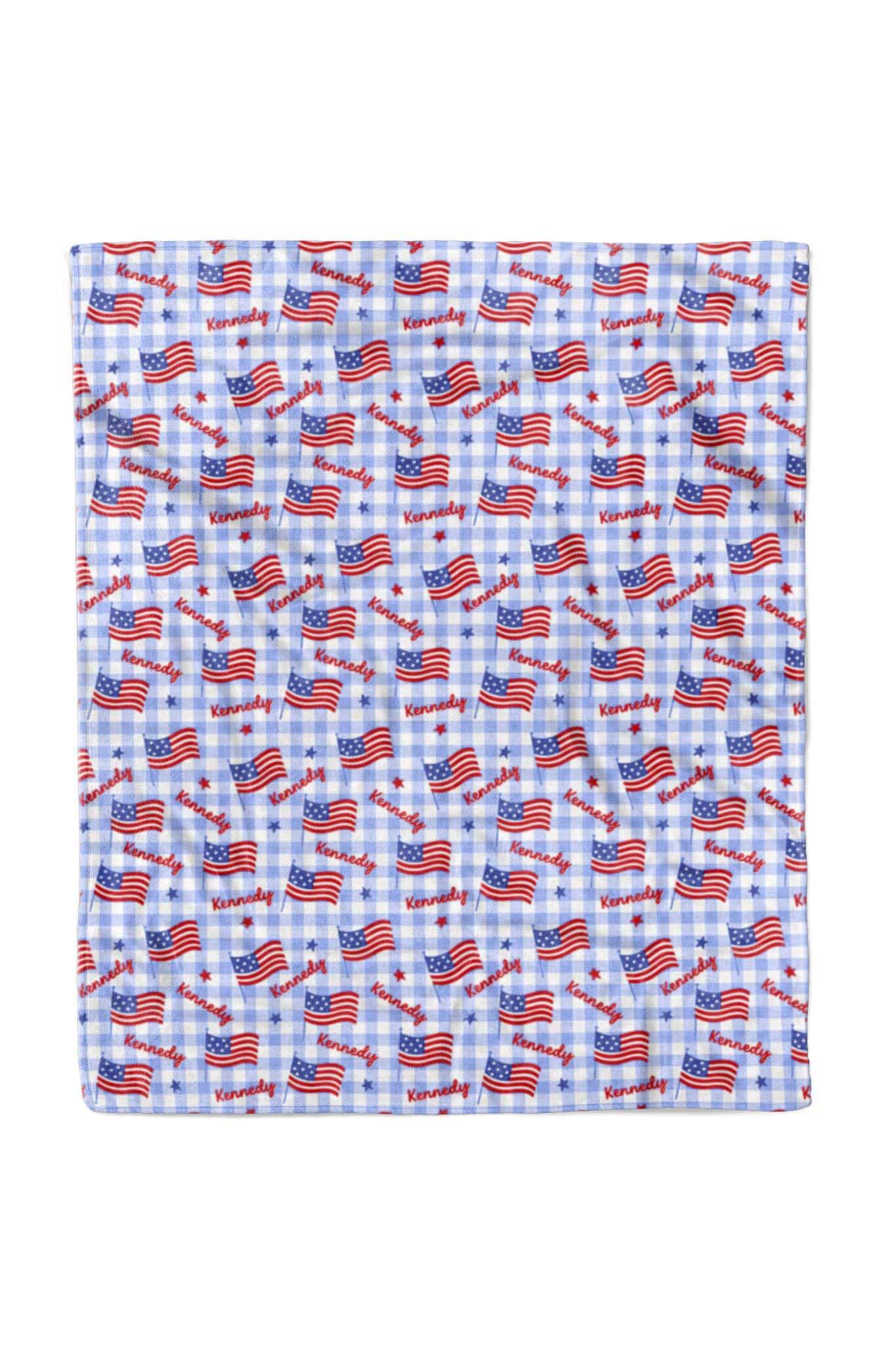 Personalized Kids Blanket | Star-Spangled Picnic