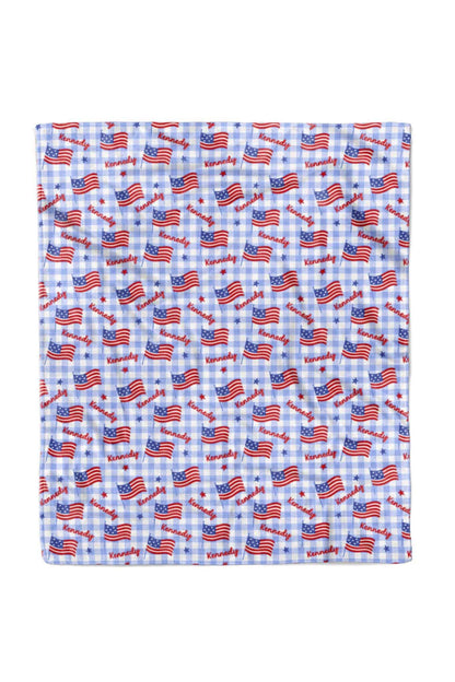 Personalized Kids Blanket | Star-Spangled Picnic