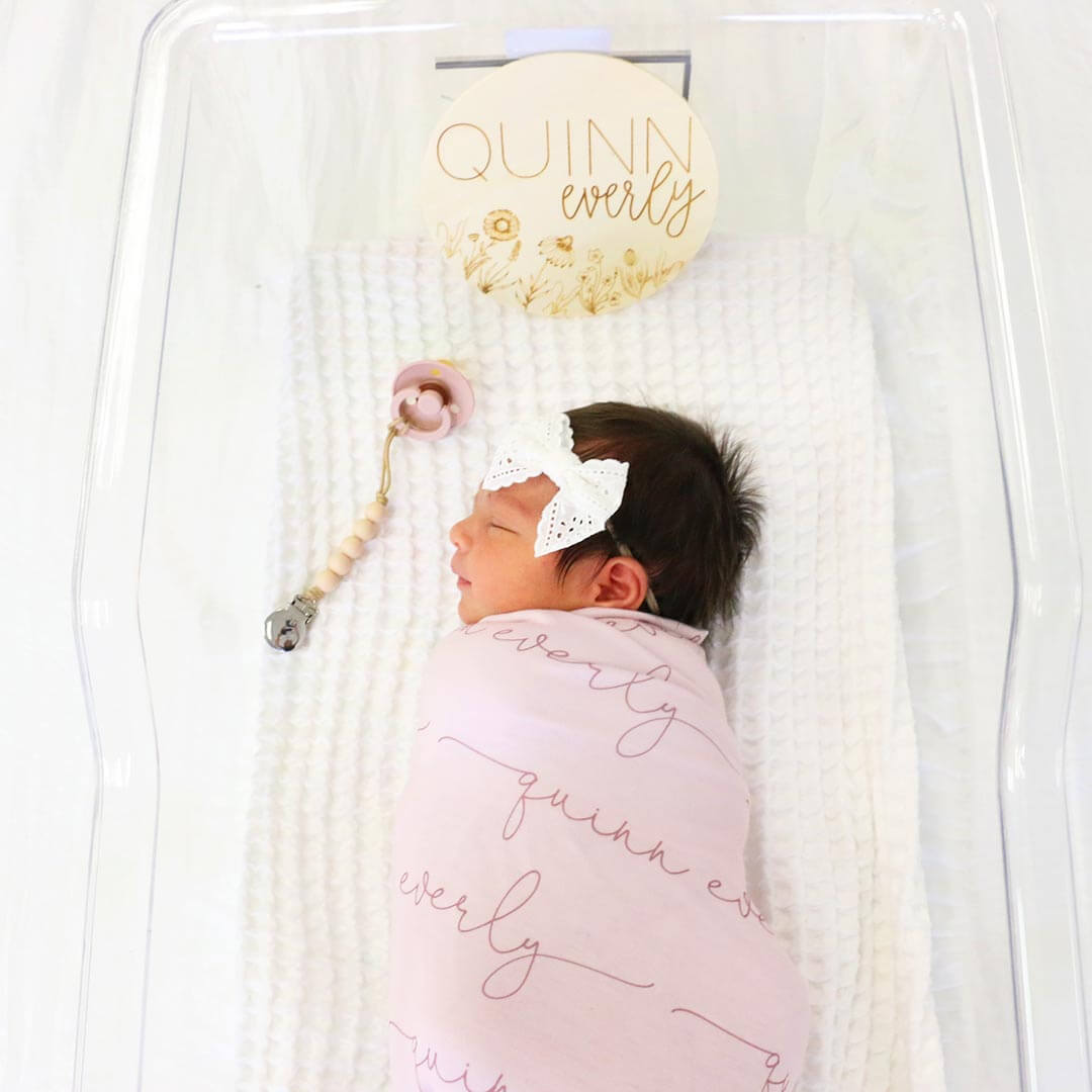Personalized Garden Wood Announcement