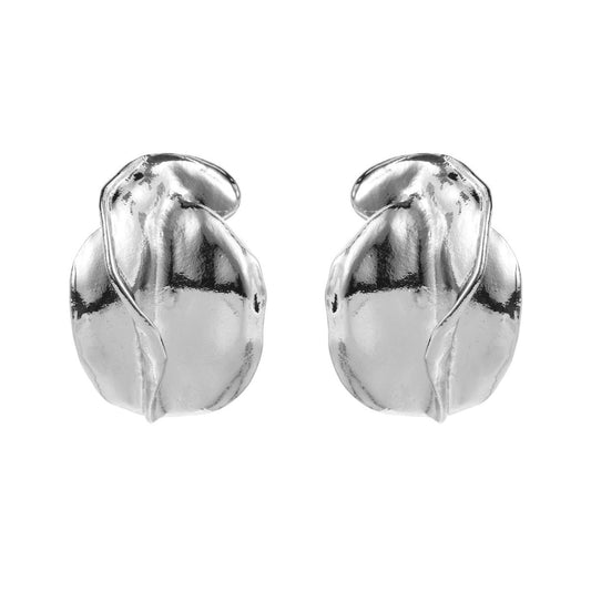 Geometric Irregular Flower Bud Earrings