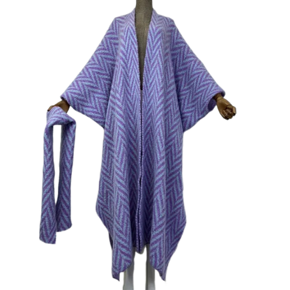 Vibrant Comfort Knitted Long Cardigan - WINI