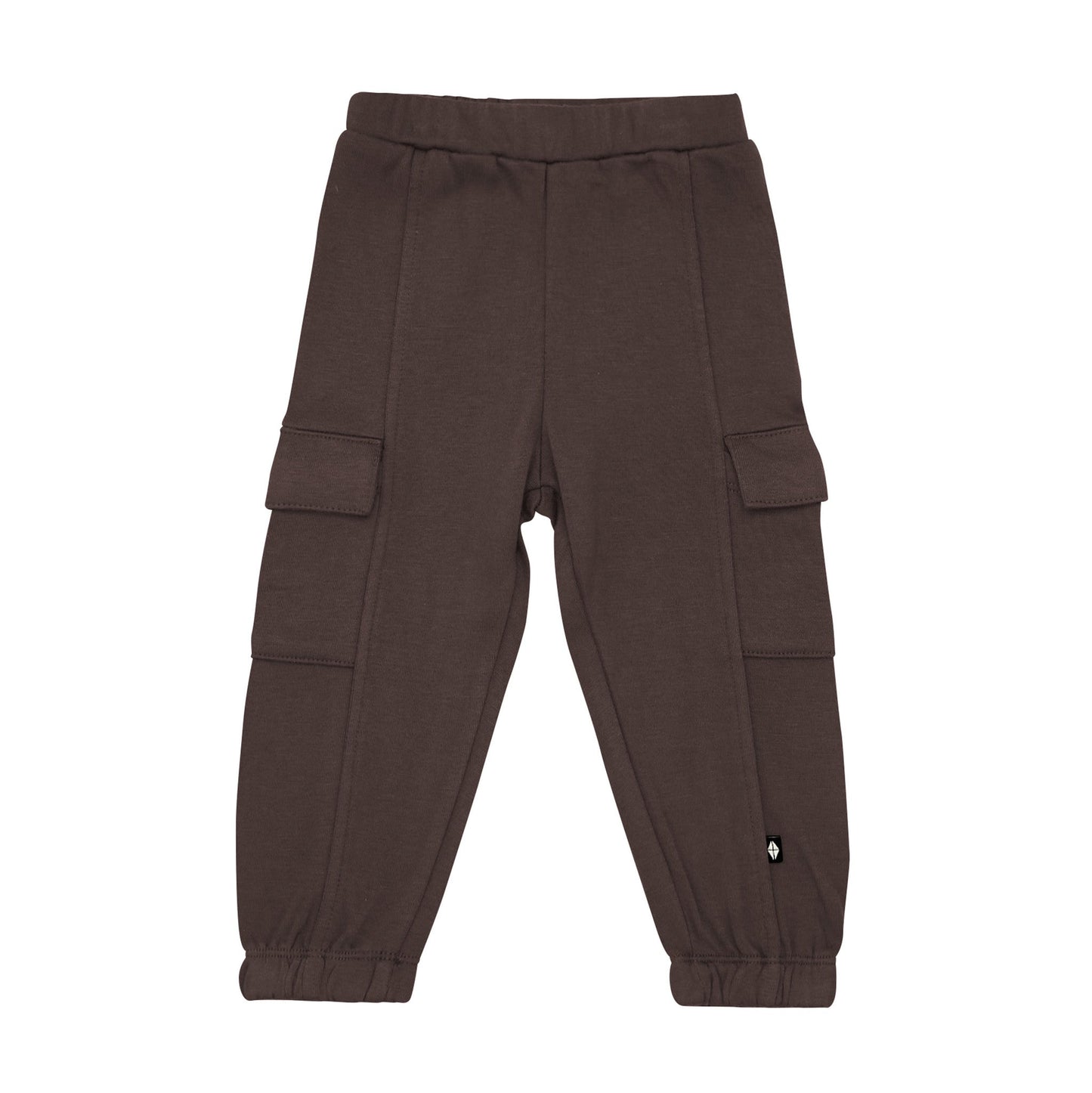 Fleece Cargo Pants in Espresso