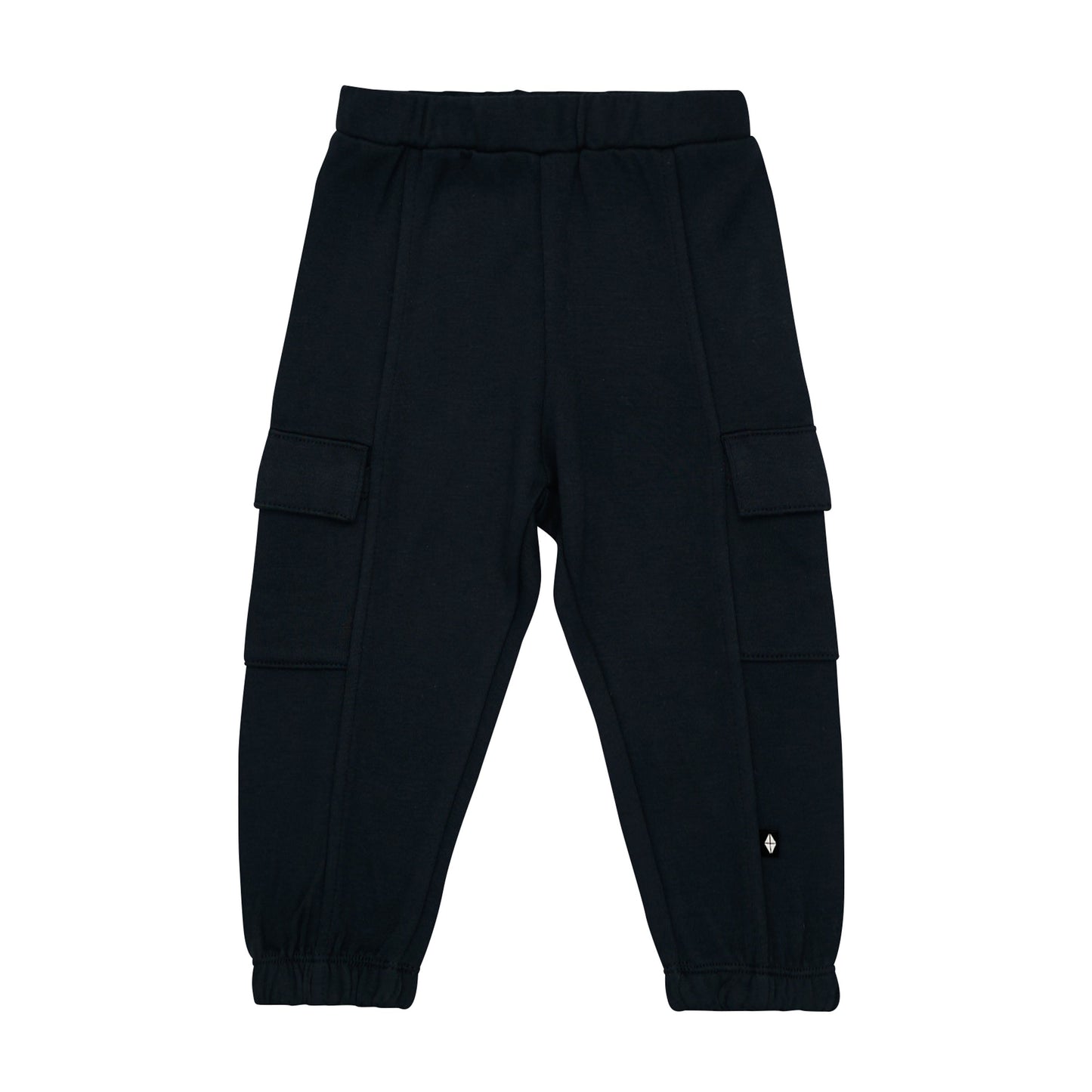 Fleece Cargo Pants in Midnight