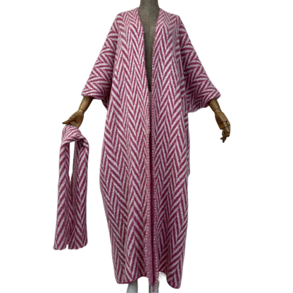 Vibrant Comfort Knitted Long Cardigan - WINI