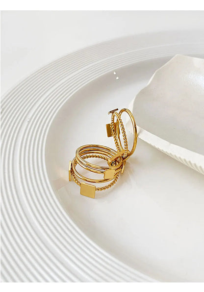 6-Piece Detachable Stacking Rings
