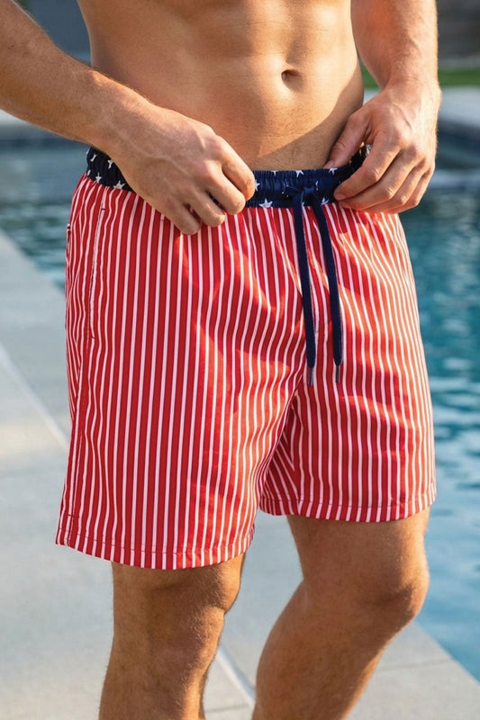 Men's Swim Trunks | Stars & Stripes Party
