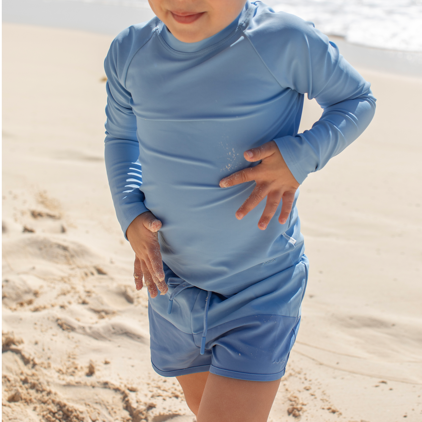 unisex bermuda blue rashguard