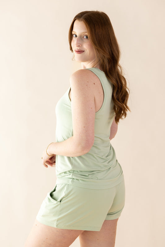 Women's Tank Set in Basil