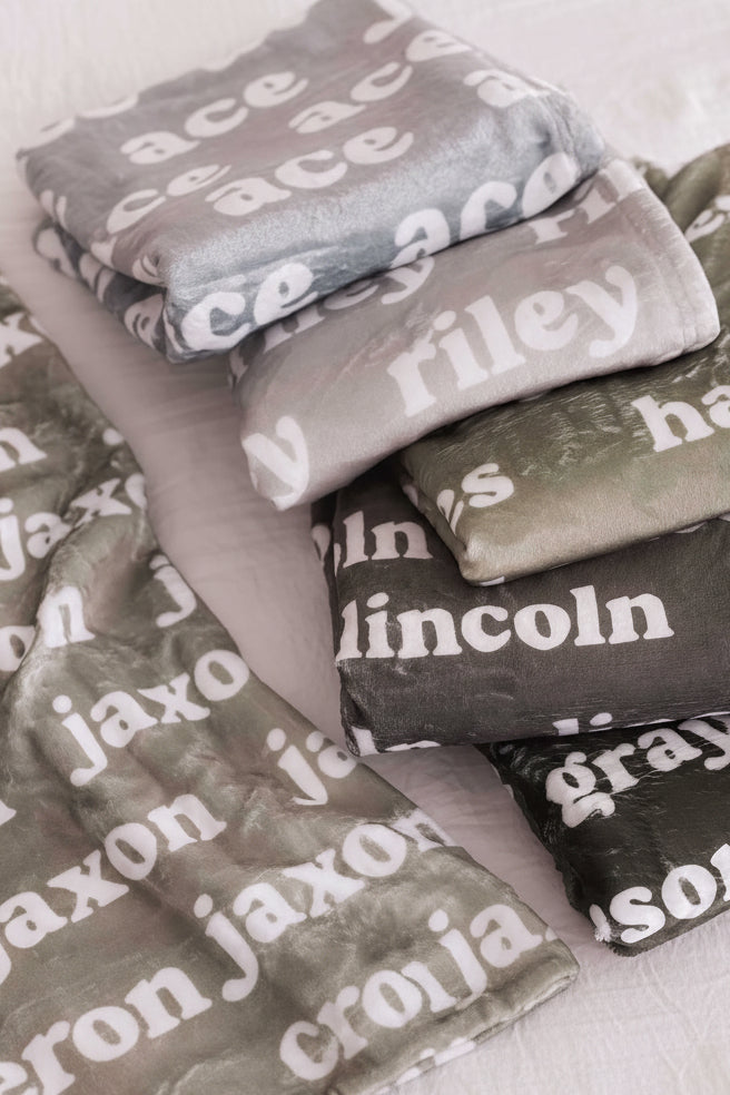Personalized Color Blanket | Juniper