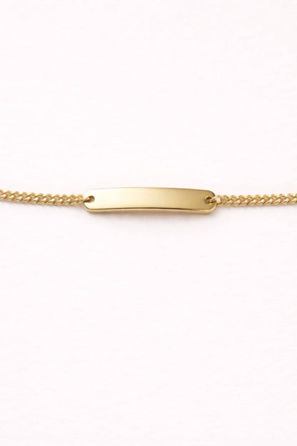Engraved Bar Bracelet