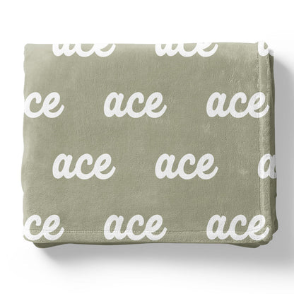 Botanicals Personalized Color Blanket