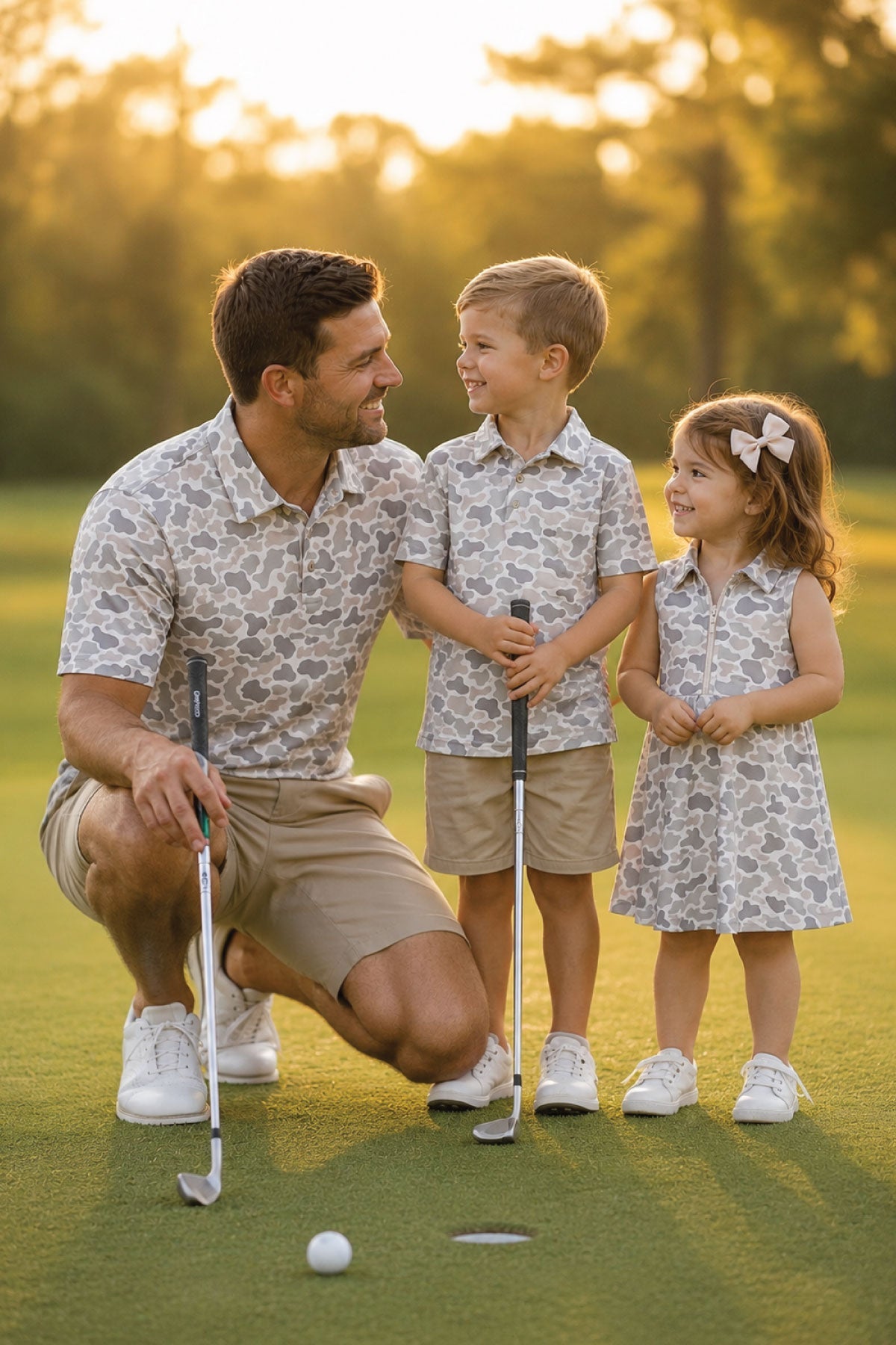 Girl's Polo Dress | Camo Cutie
