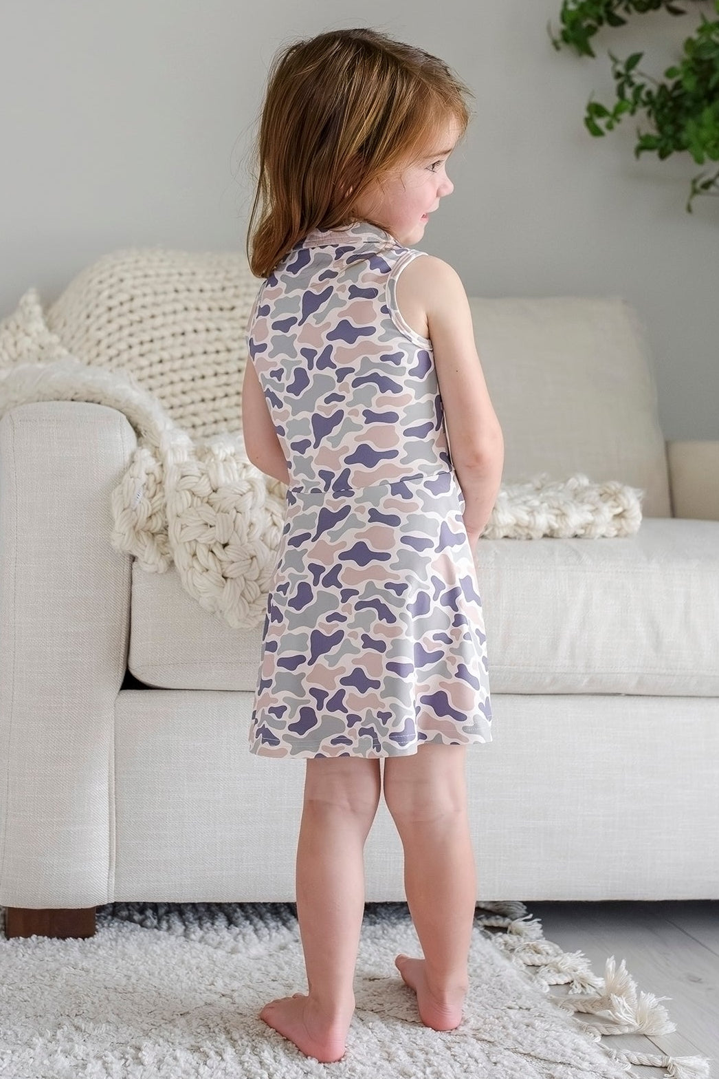 Girl's Polo Dress | Camo Cutie