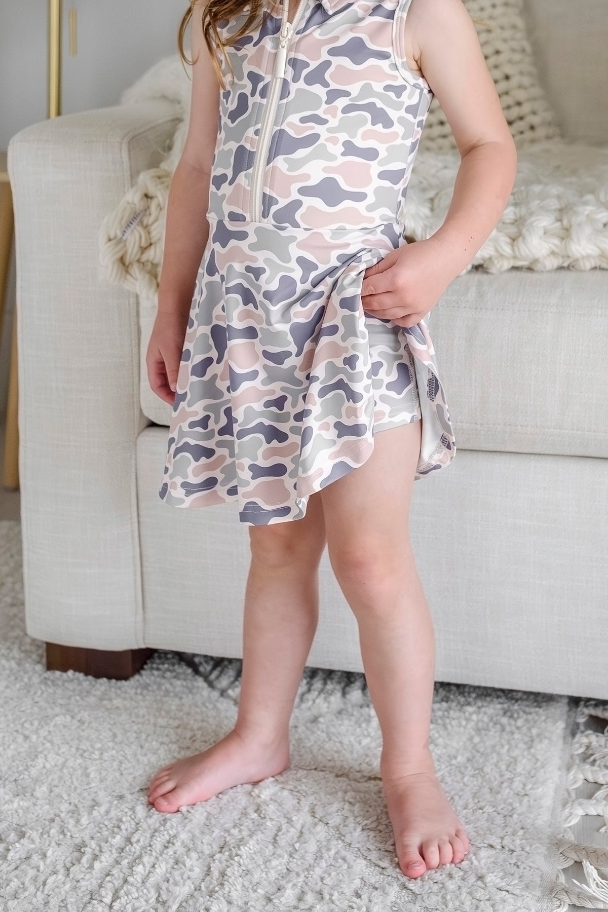 Girl's Polo Dress | Camo Cutie