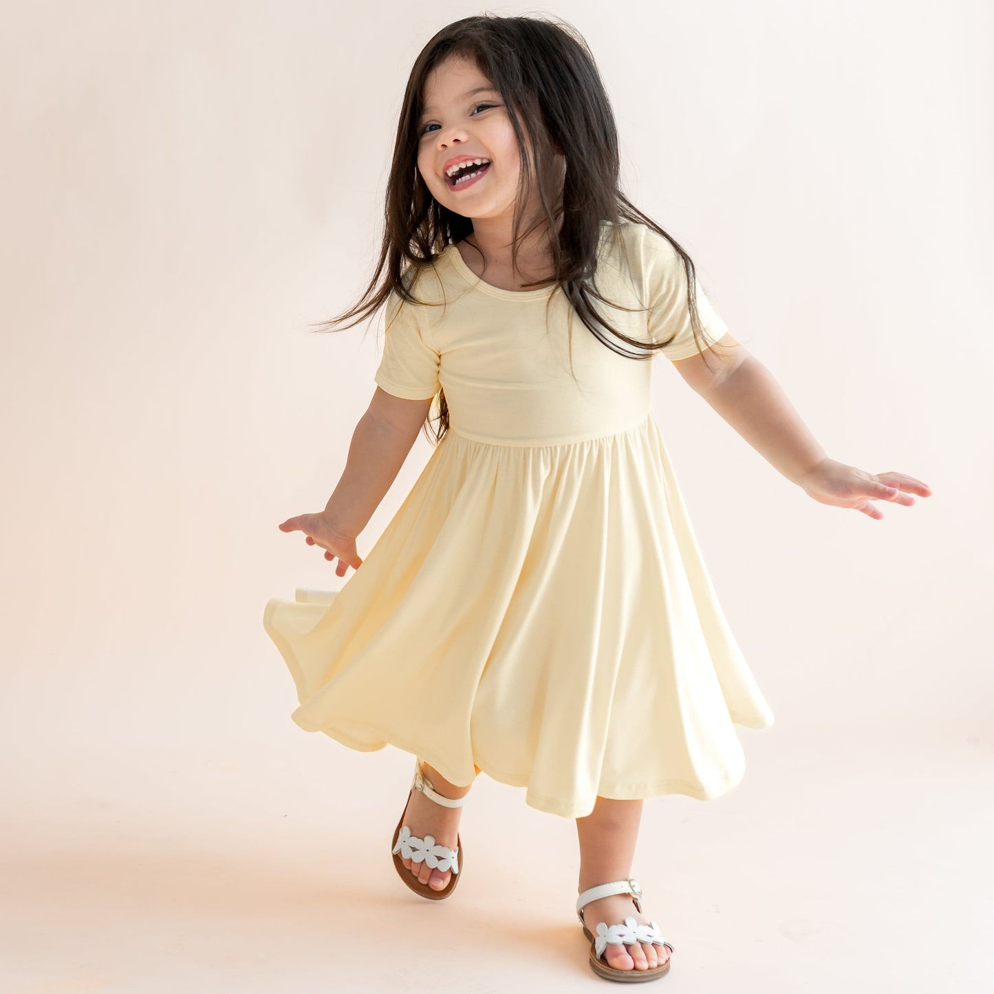 Twirl Dress in Chamomile