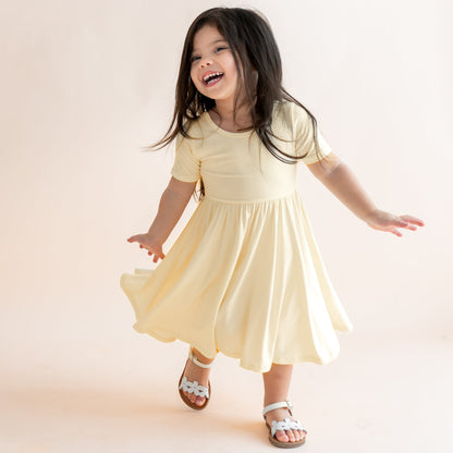 Twirl Dress in Chamomile