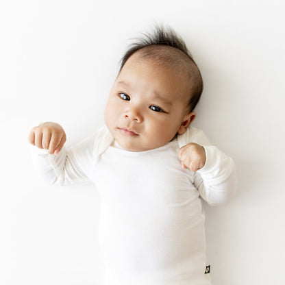 Long Sleeve Bodysuit in Cloud