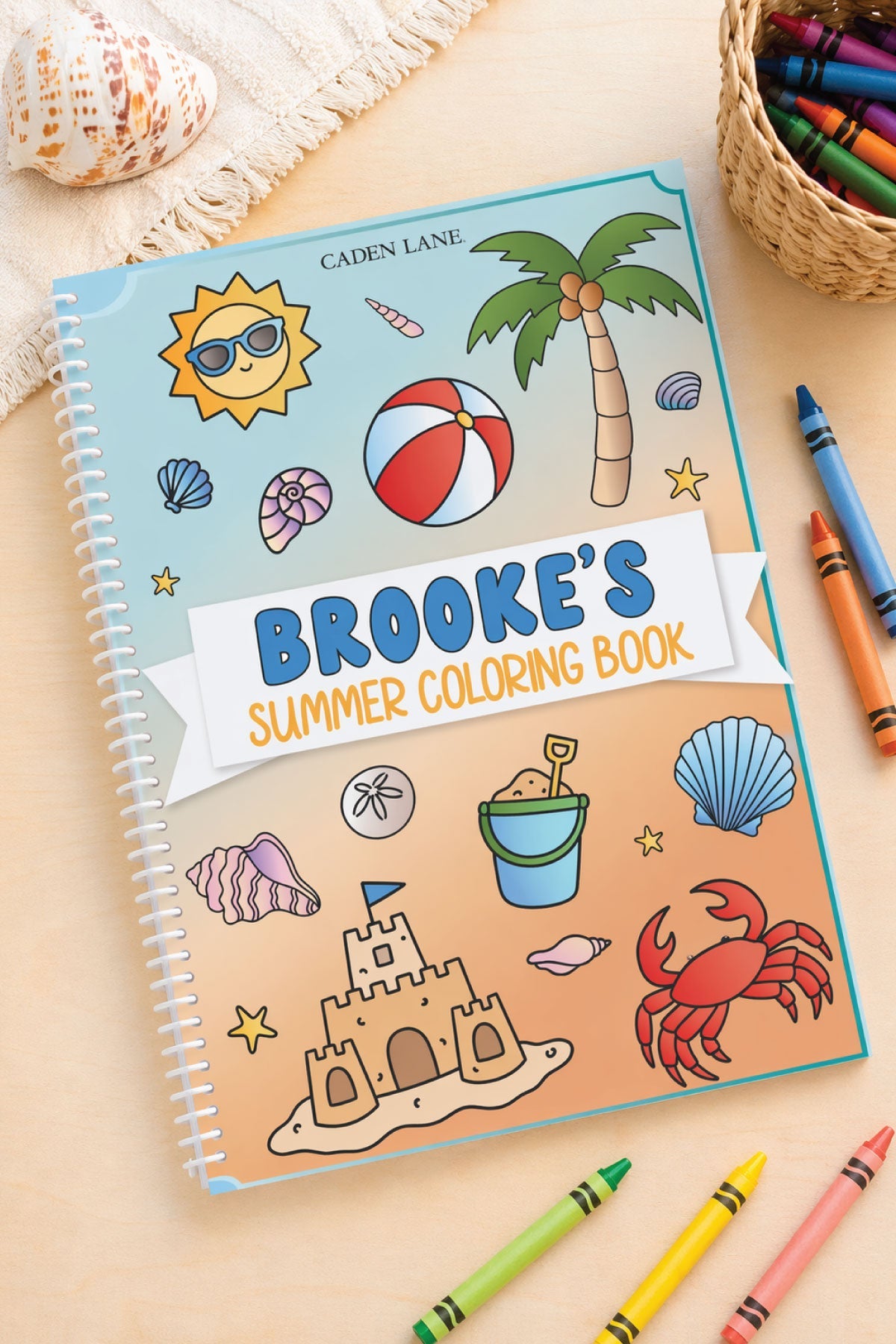 Personalized Coloring Book | Beach Bash