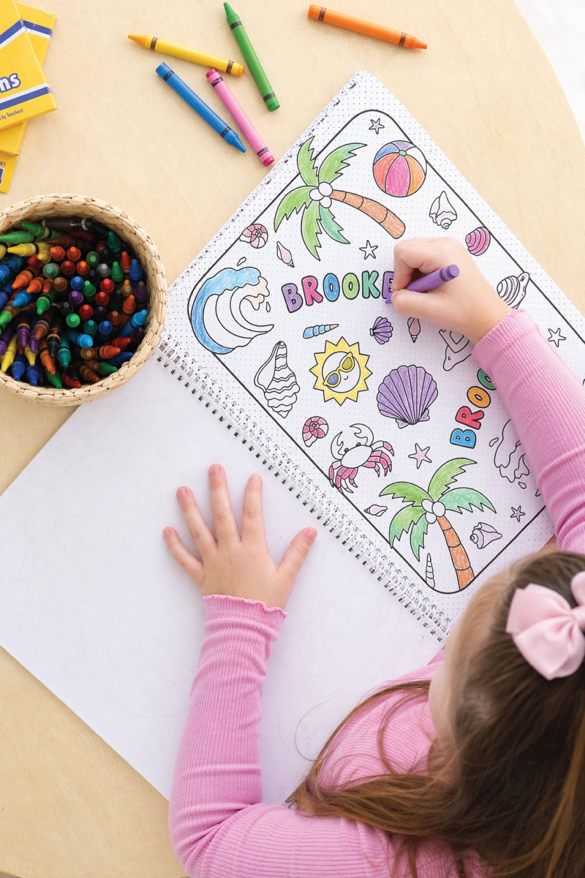 Personalized Coloring Book | Beach Bash