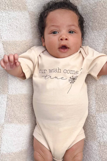 Our Wish Come True  Graphic Bodysuit | Natural