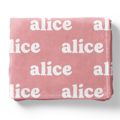 Rose Garden Personalized Color Blanket
