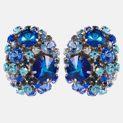 Round Crystal Ear Clip