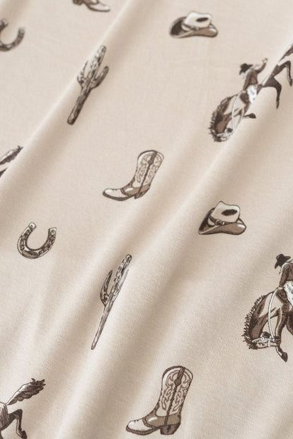 Women's Lounge Pants in Classic Cowboy