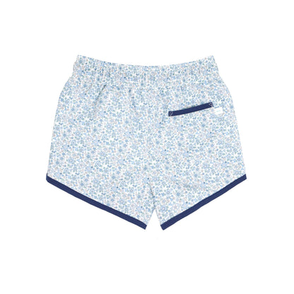 boys slate floral boardie