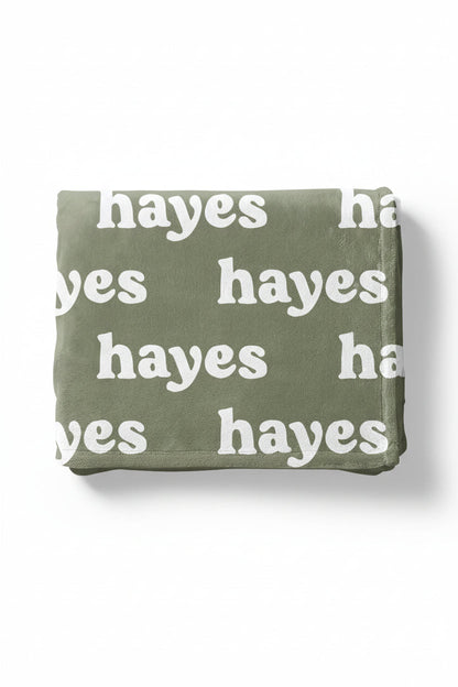 Personalized Color Blanket | Fern