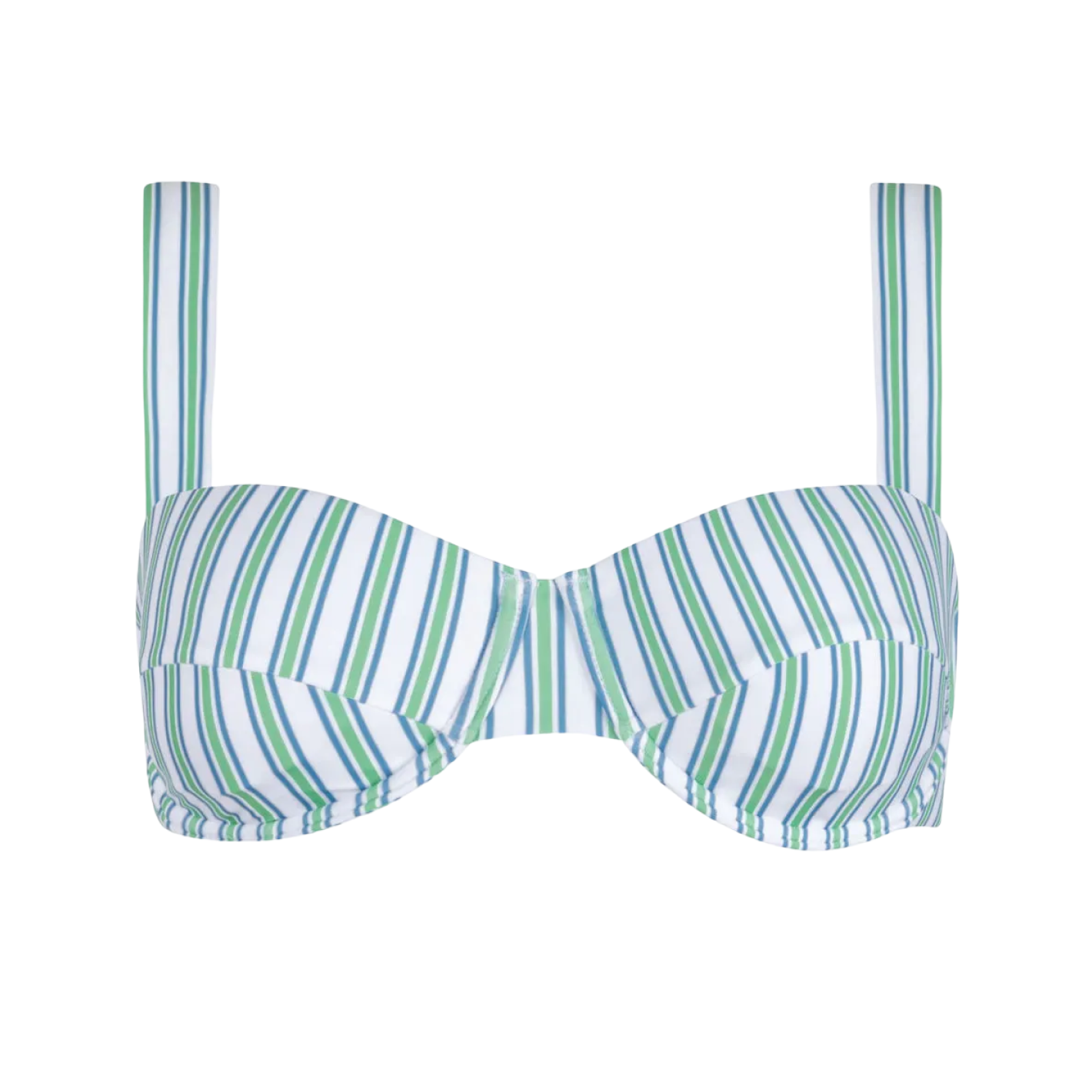 women's tamarin stripe cup bikini top