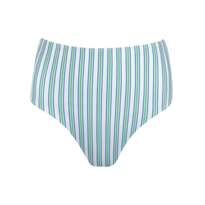 women's tamarin stripe high waist bikini bottom