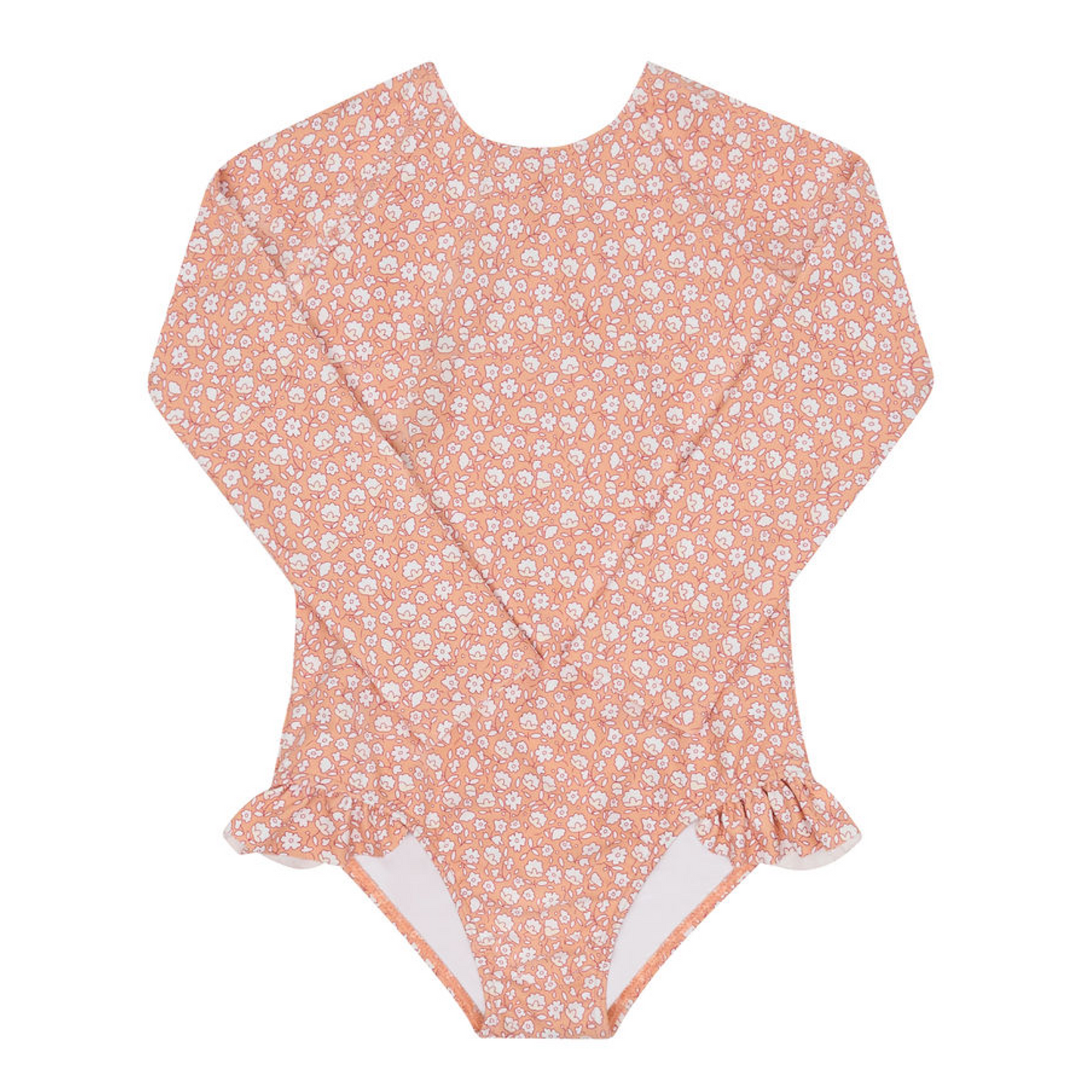 girls melone floral rashguard one piece