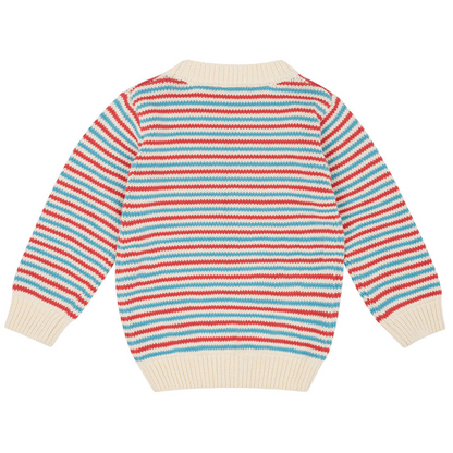 unisex marina stripe knit sweater