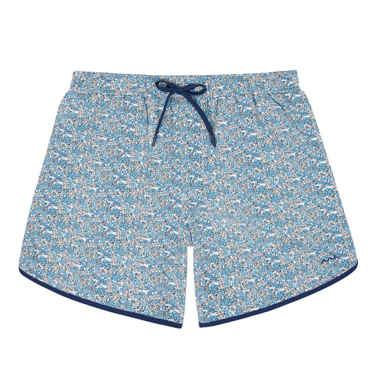 men's original slate floral boardie