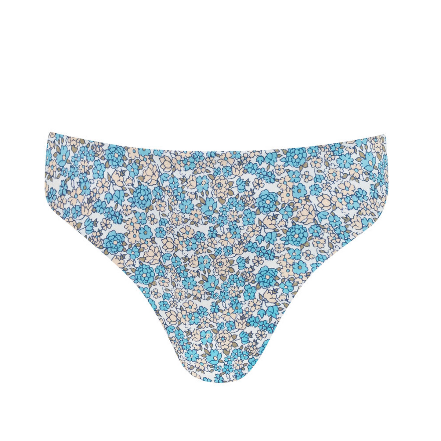 women's original slate floral mid rise bikini bottom