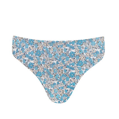 women's original slate floral mid rise bikini bottom