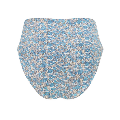 women's original slate floral high waisted bikini bottom