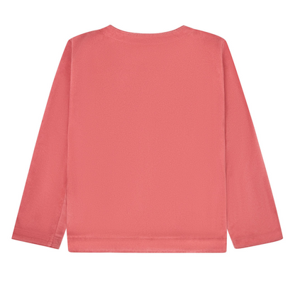 women's sailor red french terry jacket