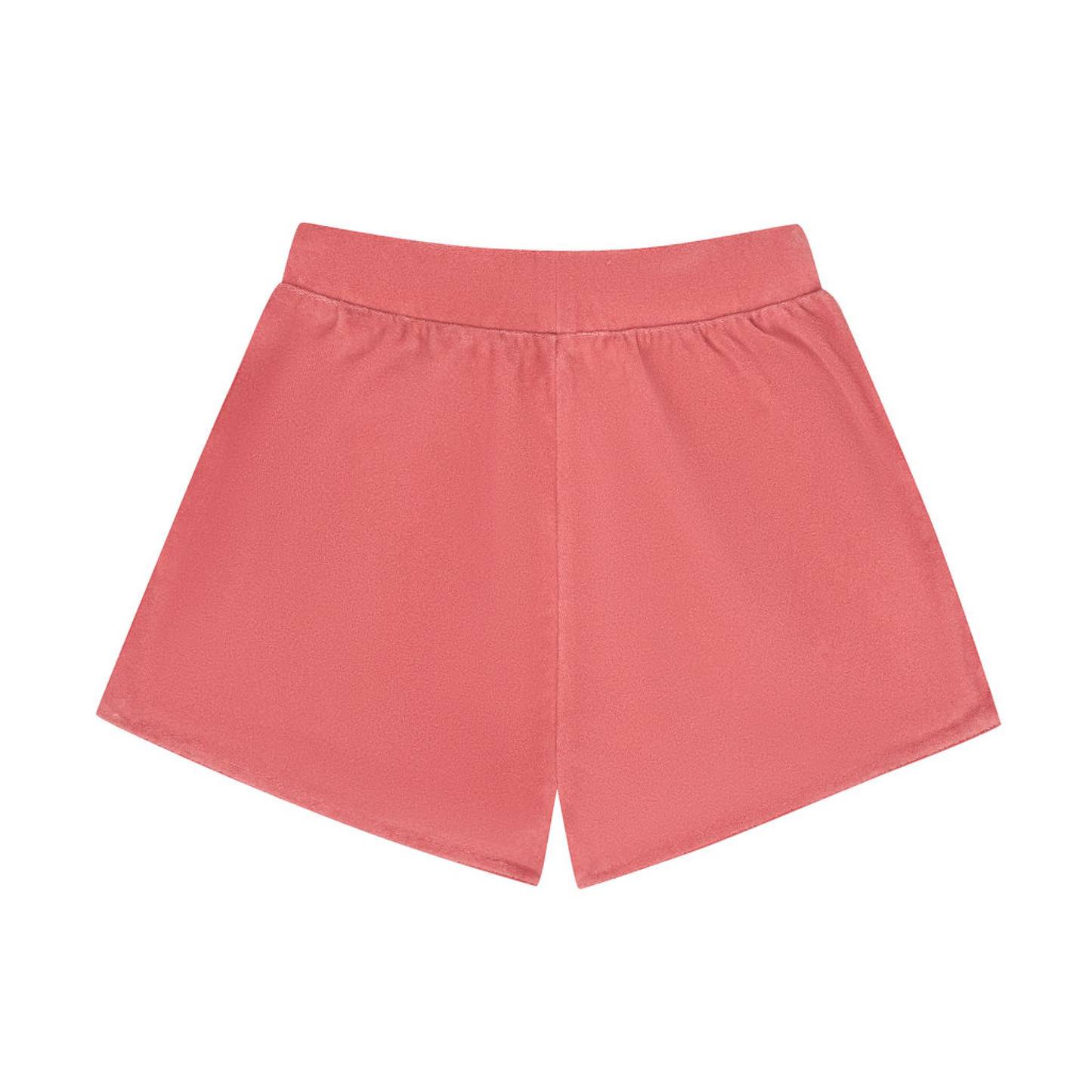 women's sailor red french terry shorts