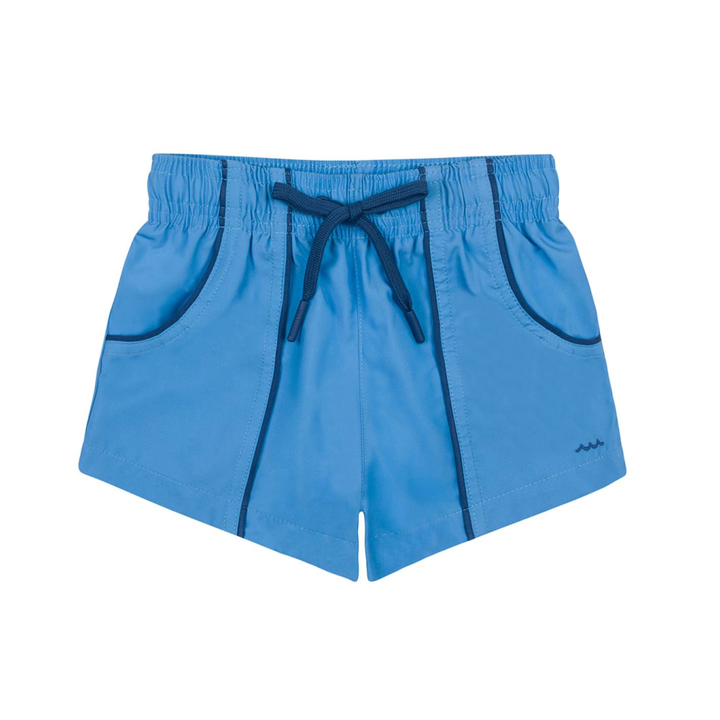 boys balboa blue panelled boardie